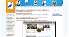 Desktop Screenshot of blueheronacademy.com