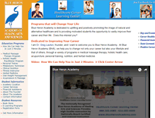 Tablet Screenshot of blueheronacademy.com